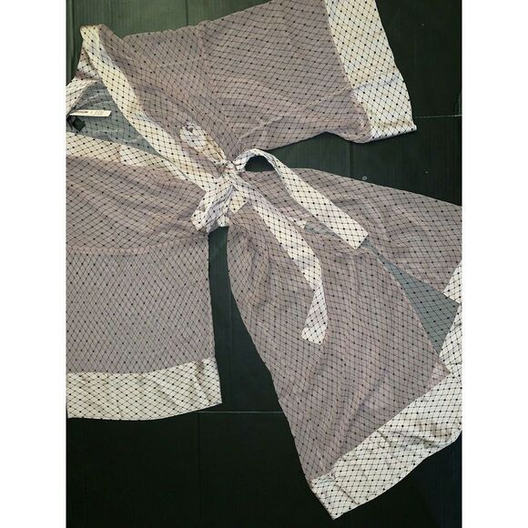 Victoria's Secret longline 36C BRA SET+BRALETTE+ROBE dusty pink taupe APPLIQUE - Picture 11 of 11